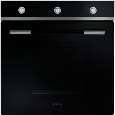 Smeg Linea SF102GVN 60cm Gas Fan Oven with Electric Grill in Black Smeg Linea SF102GVN 60cm Gas Fan Oven with Electric Grill in Black